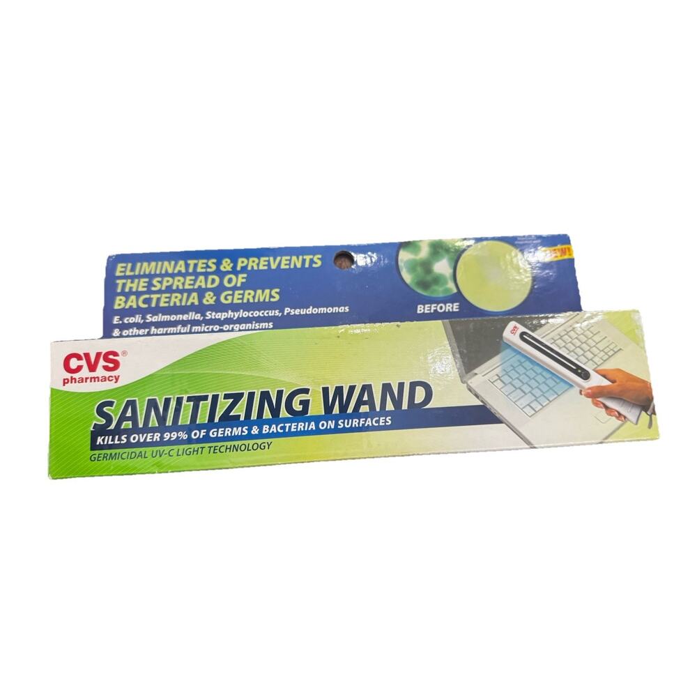 CVS Sanitizing Wand Germicidal Light Kills 99% Germs New In Box